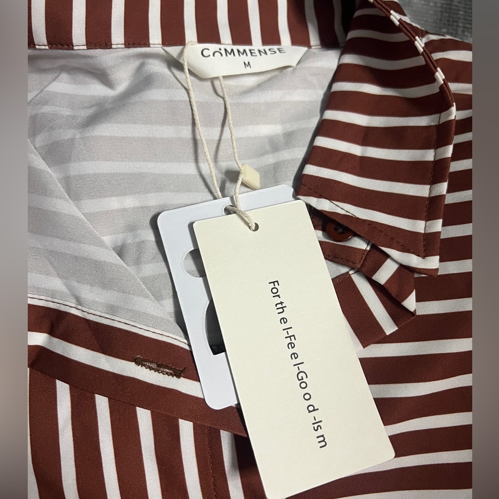 NWT Commense Stripe Three Piece Shorts Set Size M - Picture 10 of 14